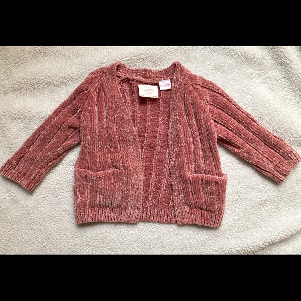 Very hard to find mauve knit Zara cardigan